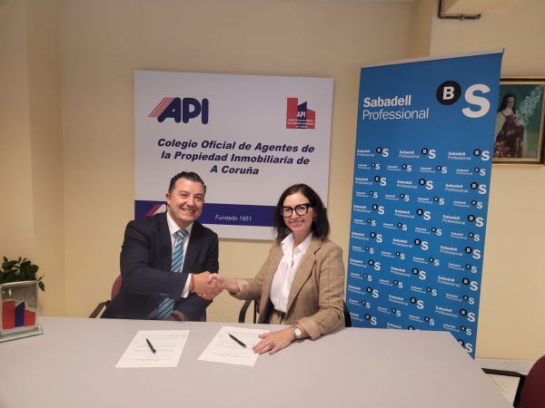 CONVENIO DE COLABORACION  ENTRE EL COLEGIO OFICIAL DE AGENTES DE LA PROPIEDAD INMOBILIARIA Y EL BANCO  SABADELL.